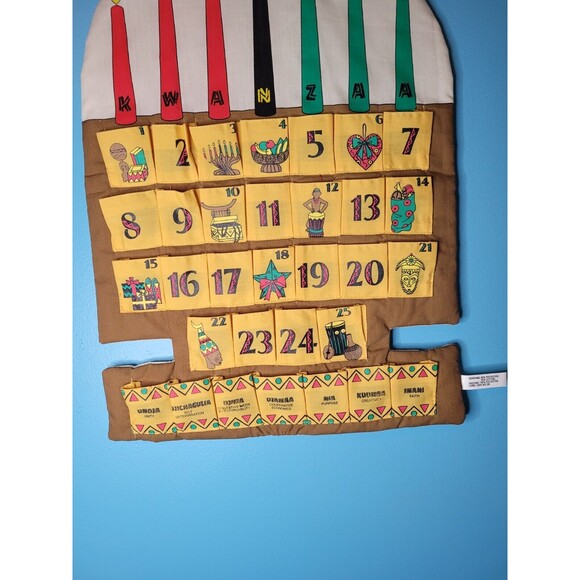 Vintage Avon KWANZAA Advent Calendar without Candle 1995 RARE - Picture 3 of 5